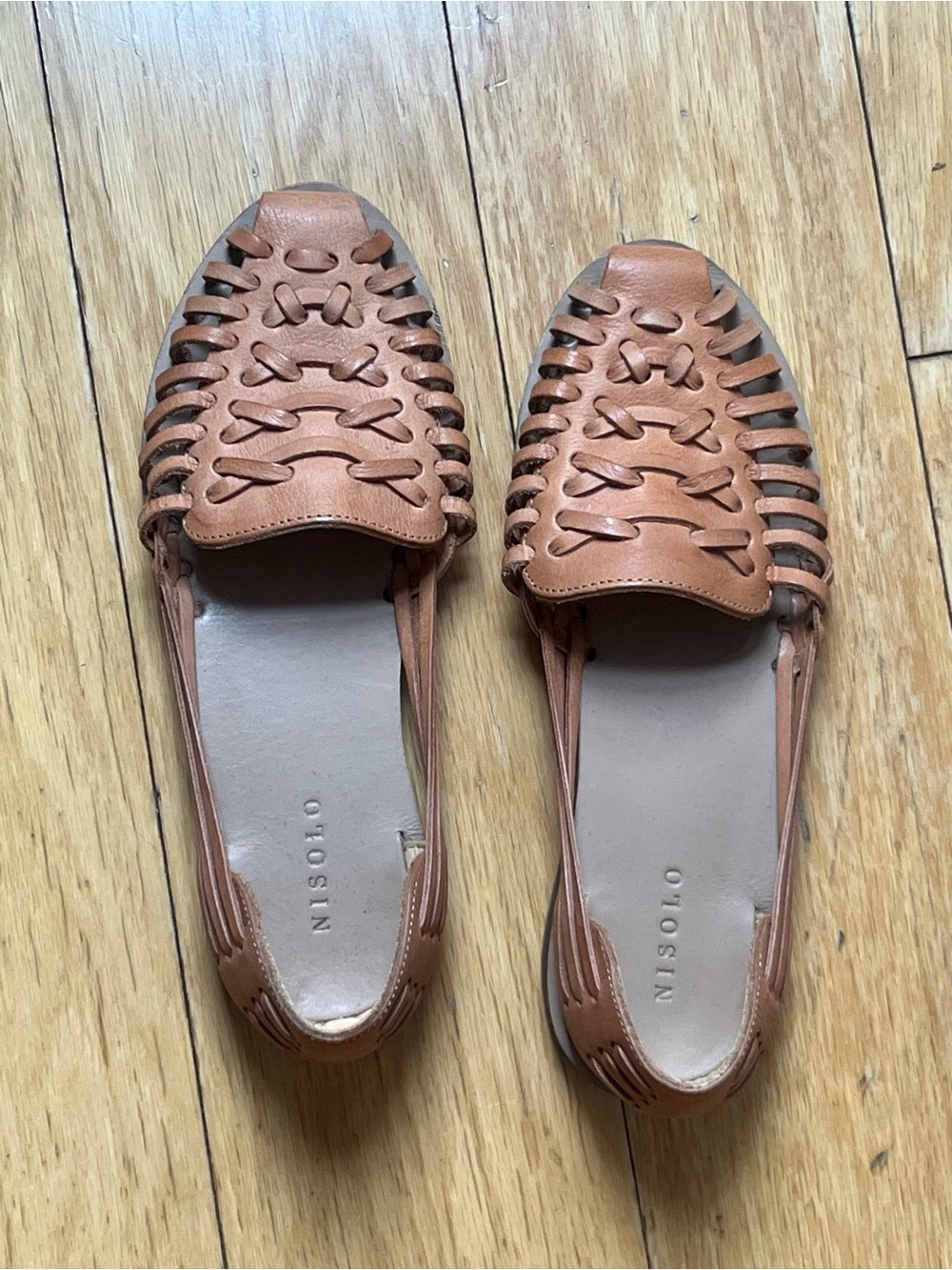 Nisolo huarache sandals, 8.5